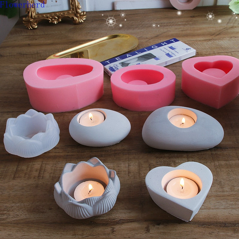 DIY Candle Silicone Molds for Home Decoration Products Candle